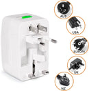 Universal International Plug Adapter-Compact All-in-One Charger for US, UK, EU, and AU