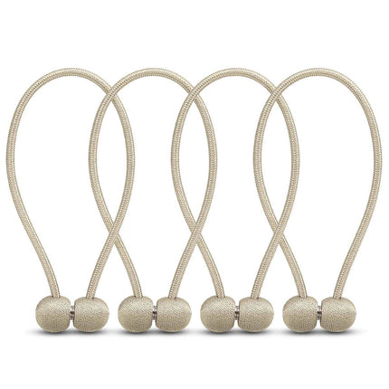 1 PCS Magnetic Curtain Tiebacks – 1 Pair Decorative Rope Holders for Home & Office Drapes