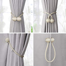 1 PCS Magnetic Curtain Tiebacks – 1 Pair Decorative Rope Holders for Home & Office Drapes