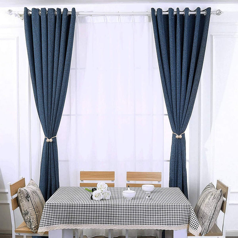 1 PCS Magnetic Curtain Tiebacks – 1 Pair Decorative Rope Holders for Home & Office Drapes