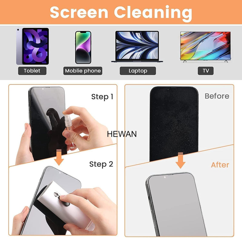 7-in-1 Cleaning Brush Kit-Perfect for Keyboard, Laptop, Earbuds & More