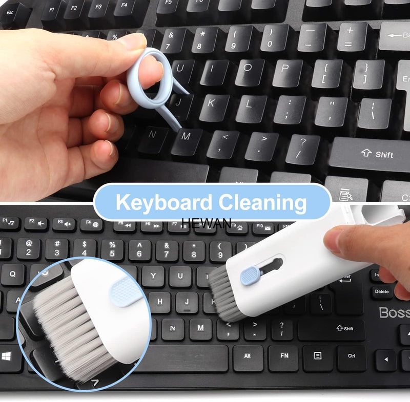 7-in-1 Cleaning Brush Kit-Perfect for Keyboard, Laptop, Earbuds & More