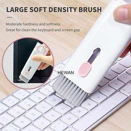 7-in-1 Cleaning Brush Kit-Perfect for Keyboard, Laptop, Earbuds & More