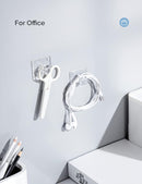 Crystal Wall Hooks – 4 Pcs Adhesive Diamond Hooks for Clothes, Bags & Towels