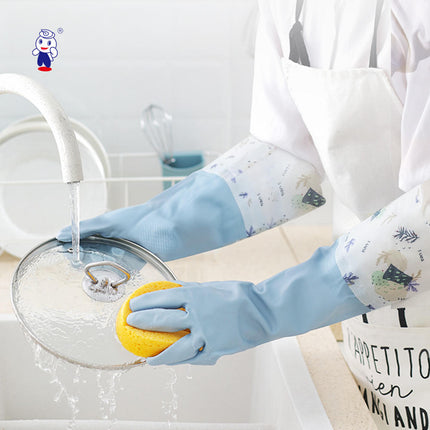 Premium Reusable Rubber Gloves – Waterproof Hand Protection for Cleaning, Dishwashing & Gardening