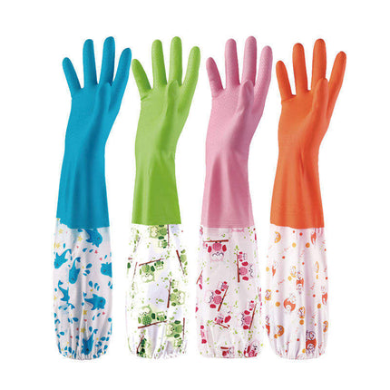 Premium Reusable Rubber Gloves – Waterproof Hand Protection for Cleaning, Dishwashing & Gardening