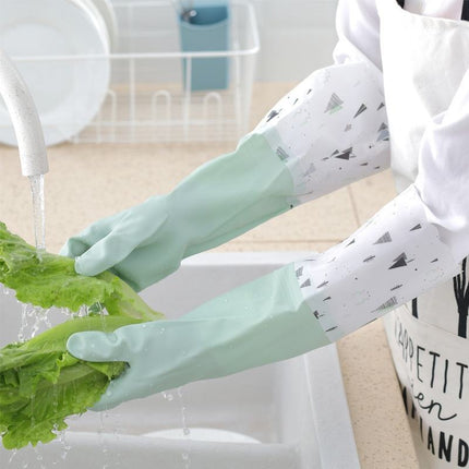 Premium Reusable Rubber Gloves – Waterproof Hand Protection for Cleaning, Dishwashing & Gardening