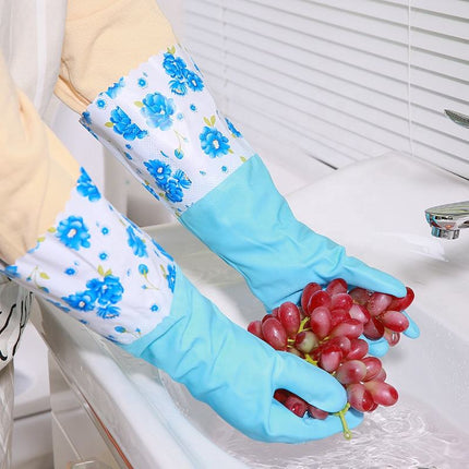 Premium Reusable Rubber Gloves – Waterproof Hand Protection for Cleaning, Dishwashing & Gardening