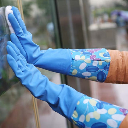 Premium Reusable Rubber Gloves – Waterproof Hand Protection for Cleaning, Dishwashing & Gardening