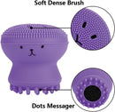 Octopus Shape Silicone Face Cleansing Brush – Deep Cleansing Facial Scrubber & Massage Tool