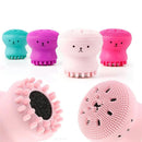 Octopus Shape Silicone Face Cleansing Brush – Deep Cleansing Facial Scrubber & Massage Tool