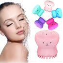 Octopus Shape Silicone Face Cleansing Brush – Deep Cleansing Facial Scrubber & Massage Tool