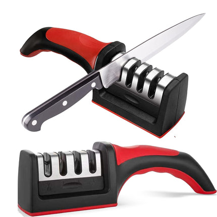 Knife Sharpener – 4-Stage Sharpening Kit for Home, Chef & Kitchen Use