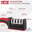 Knife Sharpener – 4-Stage Sharpening Kit for Home, Chef & Kitchen Use