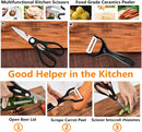 6-Piece Kitchen Knife Set with Scissors – Perfect for Chefs & Cooking