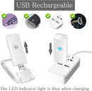 LED Book Reading Light – USB Rechargeable, Adjustable Brightness, Eye-Friendly Design
