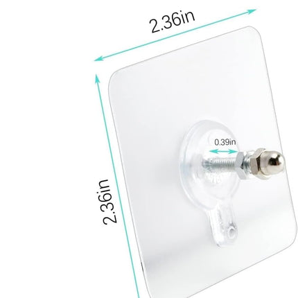 Adhesive Hooks – 4 Pcs Reusable Wall Hangers for Home & Kitchen