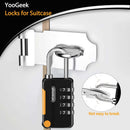 4-Digit Combination Padlock – Waterproof Mini Security Lock for Travel