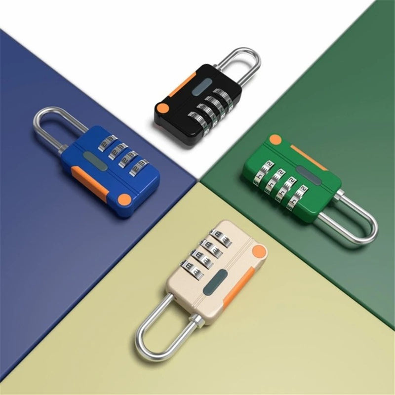 4-Digit Combination Padlock – Waterproof Mini Security Lock for Travel
