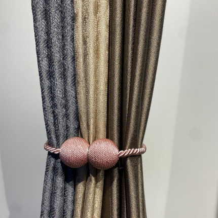 1 PCS Magnetic Curtain Tiebacks – 1 Pair Decorative Rope Holders for Home & Office Drapes