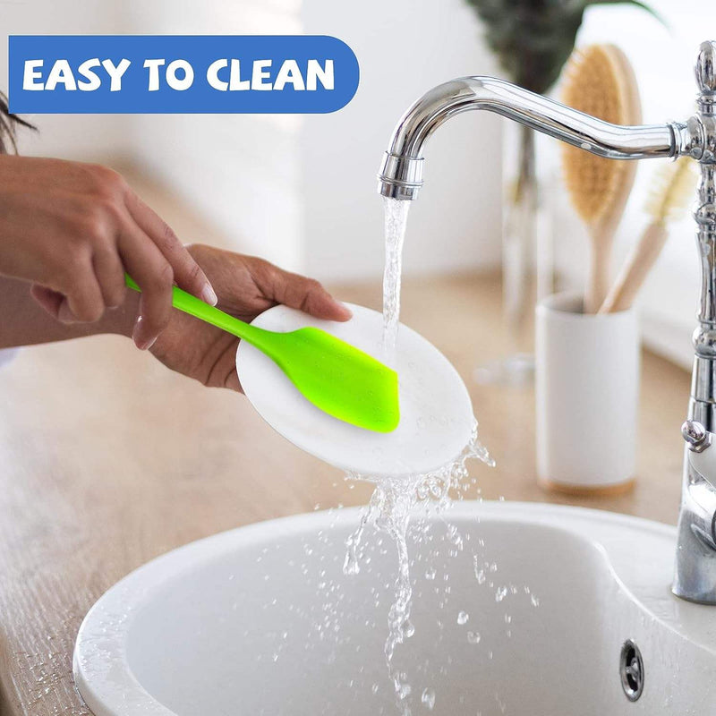 Premium Silicone Spatula & Oil Brush Set – 2-Piece, 28 cm Non-Stick Heat-Resistant Kitchen Tools