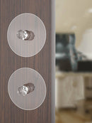 Crystal Wall Hooks – 4 Pcs Adhesive Diamond Hooks for Clothes, Bags & Towels