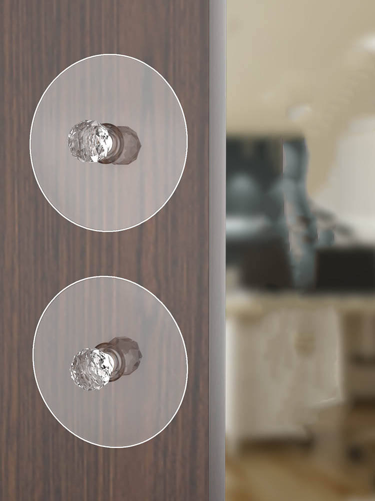 Crystal Wall Hooks – 4 Pcs Adhesive Diamond Hooks for Clothes, Bags & Towels