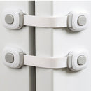 Child Safety Locks for Cabinets & Drawers – No-Drill Baby Proof Latches for Fridge, Toilet, Oven & Furniture
