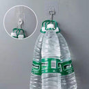 Premium Adhesive Hooks – Brushed Stainless Steel Wall Hangers, No Tools Needed (4PCS)