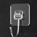 Premium Adhesive Hooks – Brushed Stainless Steel Wall Hangers, No Tools Needed (4PCS)