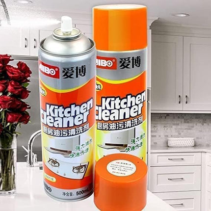 Kitchen Foam Cleaner – All-in-One Spray for Stove, Chimney, Gas Burner & Stainless Steel Surfaces