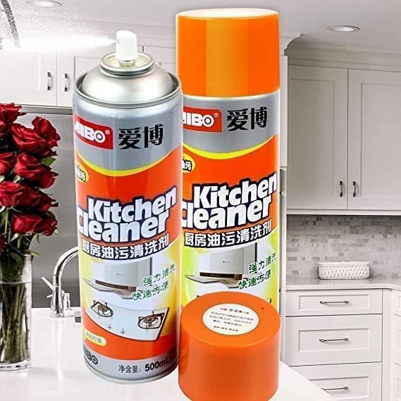 Kitchen Foam Cleaner – All-in-One Spray for Stove, Chimney, Gas Burner & Stainless Steel Surfaces