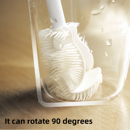 Premium Silicone Bottle Cleaning Brush for Glasses, Baby Bottles, Kitchen Jars & Cups