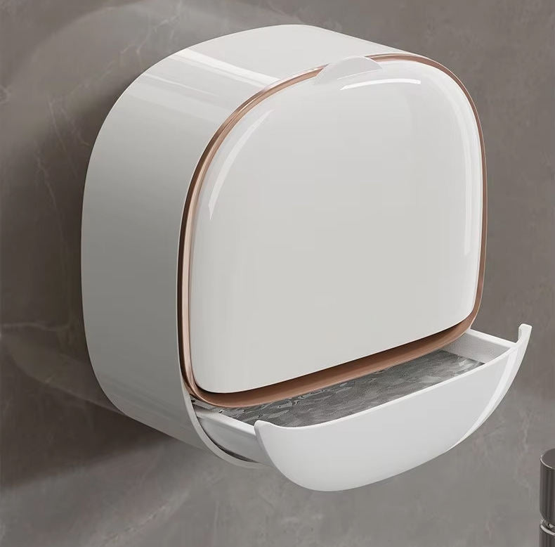 Modern Bathroom Soap Holder – Flip-Top Wall Mounted Soap Storage Box
