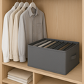 7-Grid Cloth Organizer Box – Foldable Closet Drawer Divider for Clothes, T-Shirts, and Underwear Storage