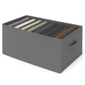 Closet Drawer Organizer with 9 Grids – Foldable Storage Box for Neatly Sorting Clothes & Accessories