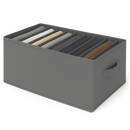 Clothes Storage Organizer – 9-Grid Foldable Box for Closet & Drawers